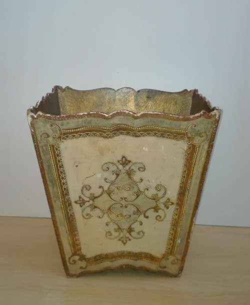 Wooden Waste Paper Basket