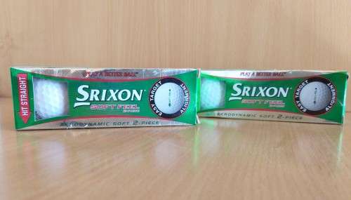 Strixon Soft Feel Aerodynamic Golf Balls (set of 2)