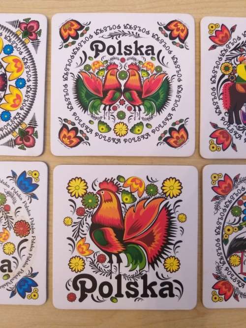 Set of 6 Coasters - Polska