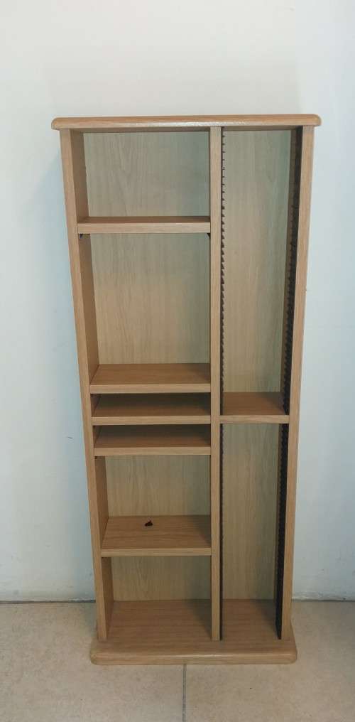 Wooden CD/Dvd Stand (Holds 88 CD & 30 Dvd)