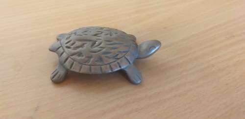 Small Brass Tortoise Figurine