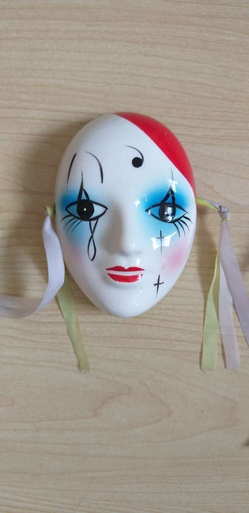 Small Ceramic Harlequin Masks