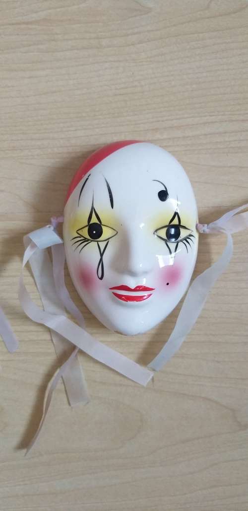 Small Ceramic Harlequin Masks