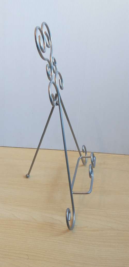 Stainless Steel Recipe Book Stand