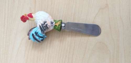 Small Rooster Butter Knife