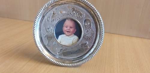 Small Round Silver Plated Seba Frame (Made in England)