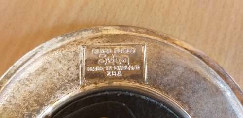 Small Round Silver Plated Seba Frame (Made in England)