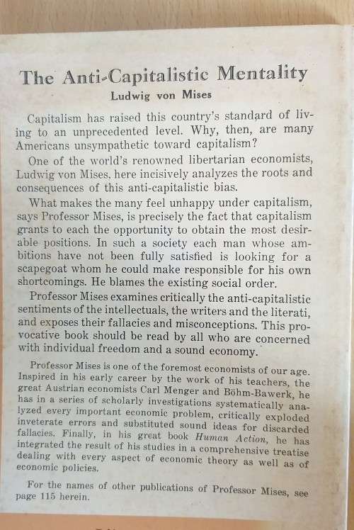 The Anti-Capitalistic Mentality: Ludwig von Mises (Paperback)