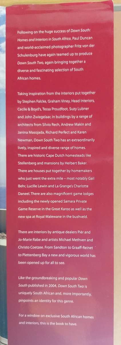 Down South Two - More Homes and Interiors in South Africa: Paul Duncan (Hardcover