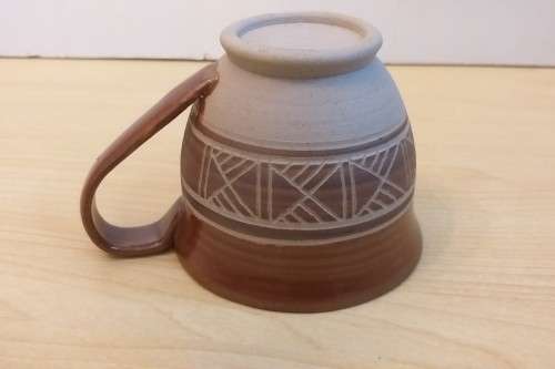 Set of 3 Thamaga Pottery Tea Cups (Made in Botswana)