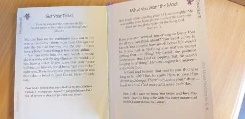 One Minute Devotions for Girls : Carolyn Larsen (Hardcover)