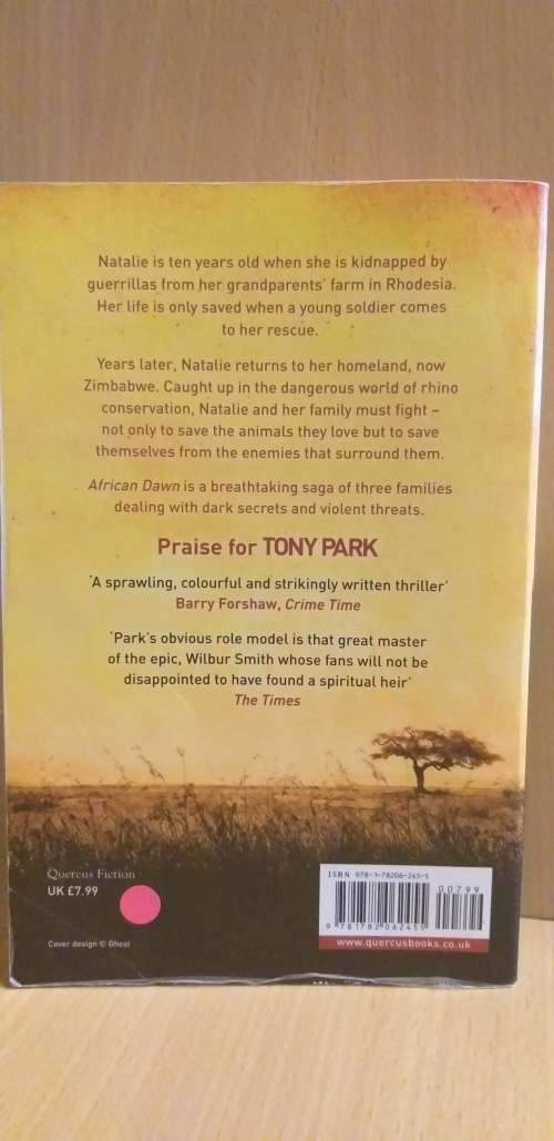 African Dawn : Tony Park (Paperback)