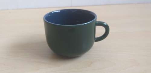 Set of 4 Green Teacups (no saucers)