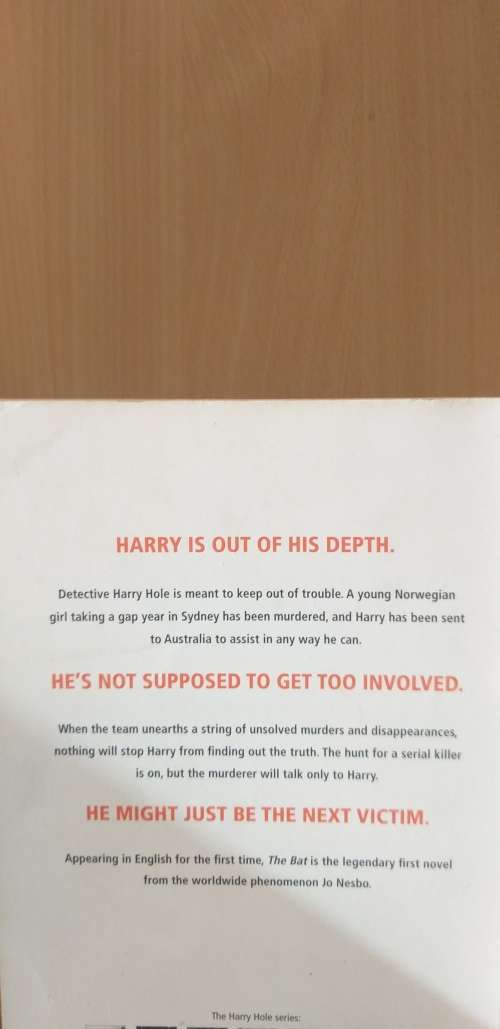 The Bat by Jo Nesbo (Paperback)