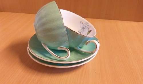 Pretty Tea Cup & Saucer