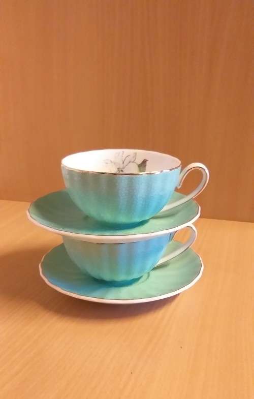 Pretty Tea Cup & Saucer