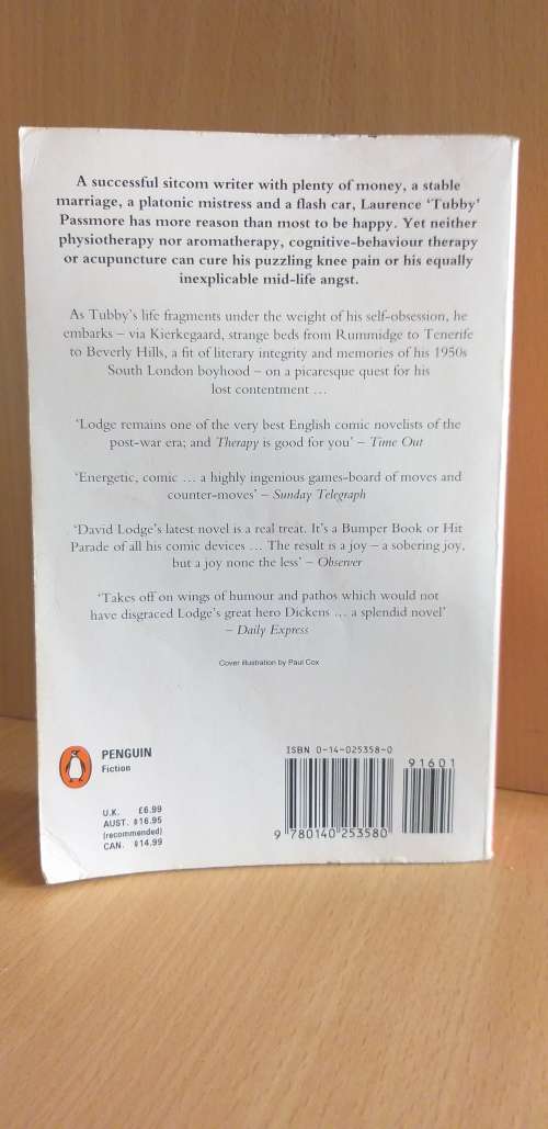 Therapy by David Lodge (Paperback)