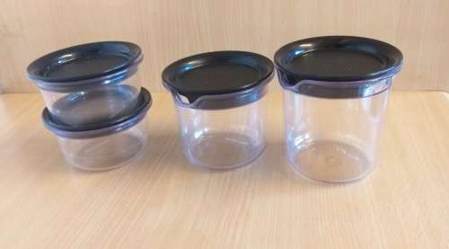 Set of 4 Tupperware Jars