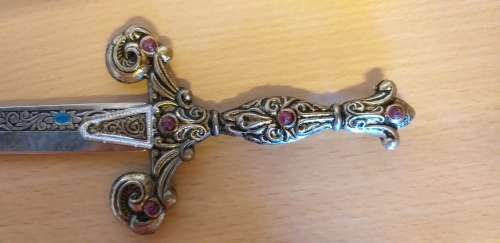 Paper Knife Letter Opener - Reproduction of Steel Arms of 12-13th Century