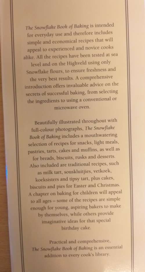 The Snowflake Book of Baking (Hardcover)