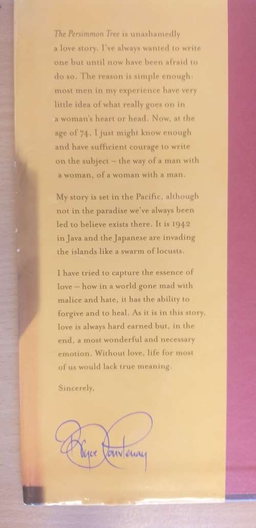 The Persimmon Tree : Bryce Courtenay (Hardcover)