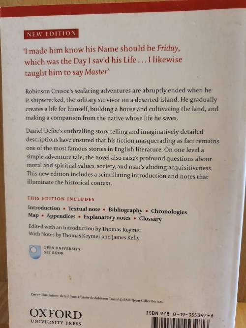 Robinson Crusoe : Daniel Defoe (Paperback)