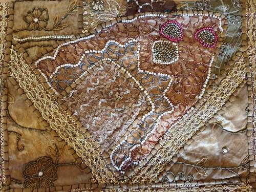 Beaded Bed Throw (146cm x 47cm)