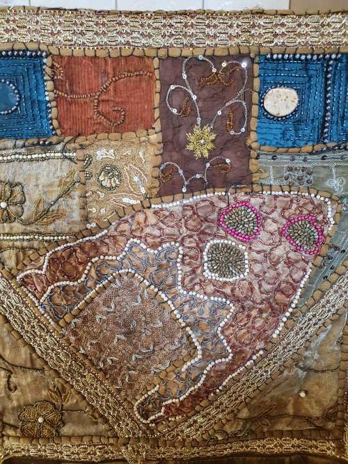 Beaded Bed Throw (146cm x 47cm)