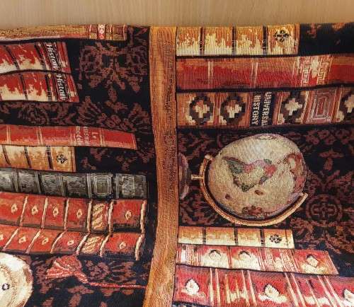 Book Pattern Bed Throw - 150cm