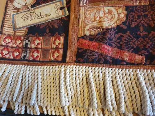 Book Pattern Bed Throw - 150cm