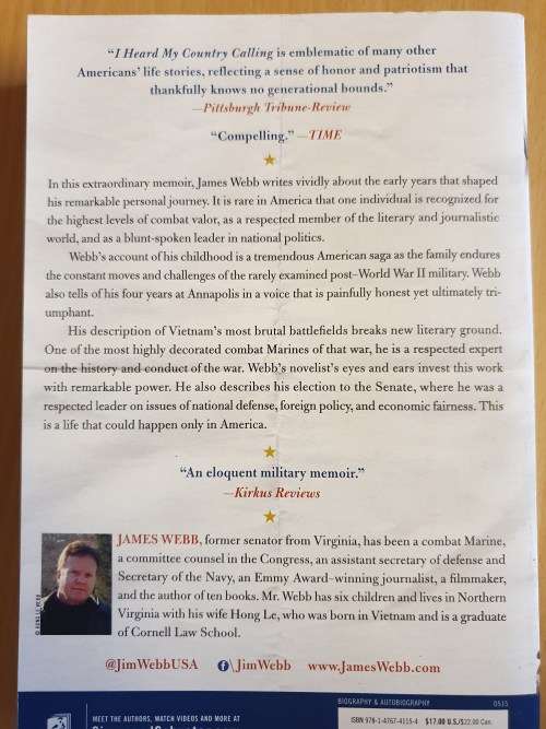 I Heard my Country Calling by James Webb (Paperback)