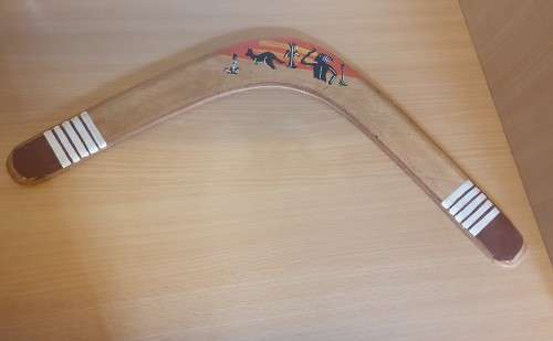 Wooden Boomerang -- Made in Australia