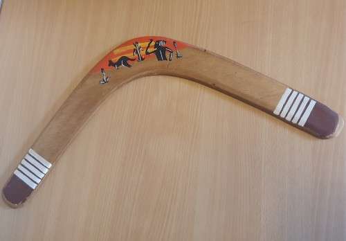 Wooden Boomerang -- Made in Australia