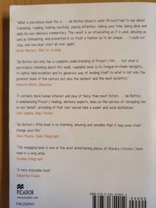 How Proust Can Change Your Life by Alain de Botton (Paperback)