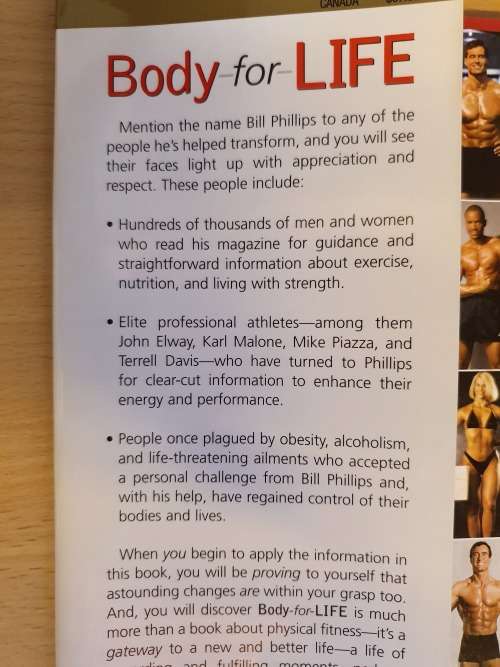 Body for Life: Bill Phillips (12 Weeks to mental and physical strength) Hardcover