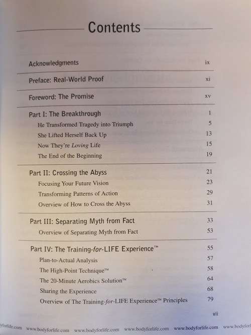 Body for Life: Bill Phillips (12 Weeks to mental and physical strength) Hardcover