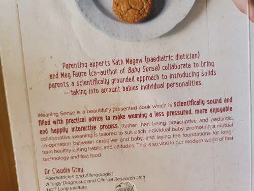 Weaning Sense - 70 Recipes for Optimal Nutrition : Meg Faure & Kath Megaw (Paperback)