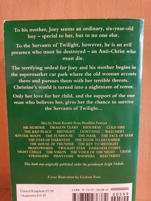 The Servants of Twilight : Dean Koontz (Paperback)