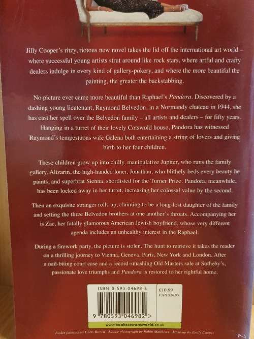 Pandora : Jilly Cooper (Large Paperback)