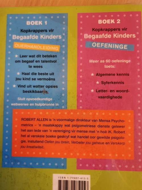 Kopkrappers vir Begaafde Kinders : Robert Allen