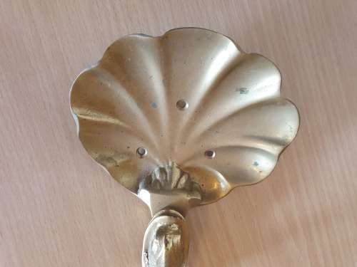 Brass Dolphin & Clam Wall Mounted Soap Dish