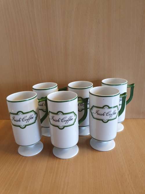 Set of 6 Irish Coffee Mugs