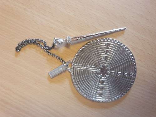 Round Metal Maze Mandala Game