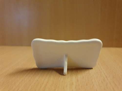 Set of 6 Rose Pattern Porcelain Place Cards - 6cm x 3cm