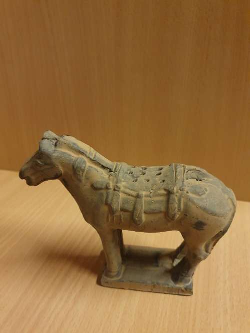 Terracotta horse Figurine - height 11cm. width 14cm