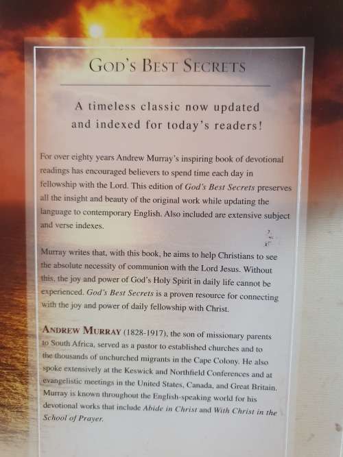 God`s Best Secret : Andrew Murray (Paperback)
