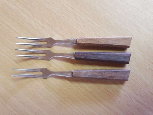 Set of 12 Vintage Pickle Forks