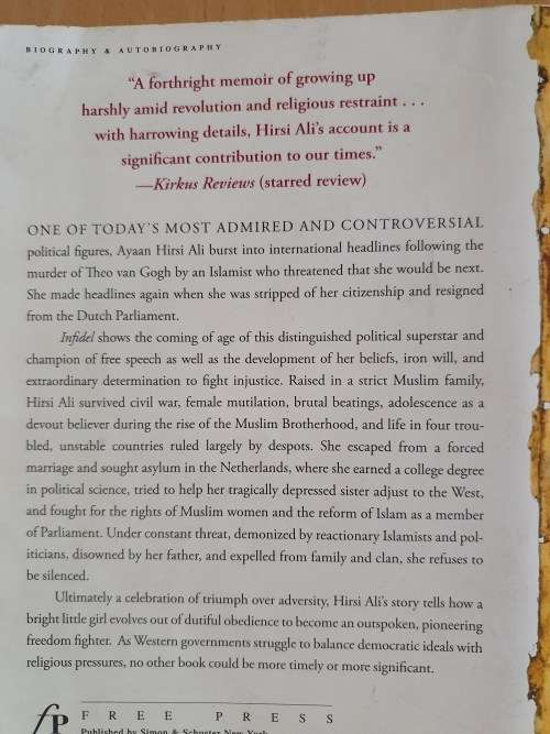 Infidel : Ayaan Hirsi Ali (Paperback)
