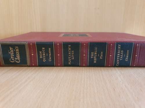 Grolier Classics - Don Quixote/The Republic/Canterbury Tales/Plutarch`s Lives