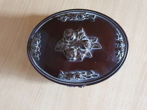 Oval Shape Bakelite Jewellery Box